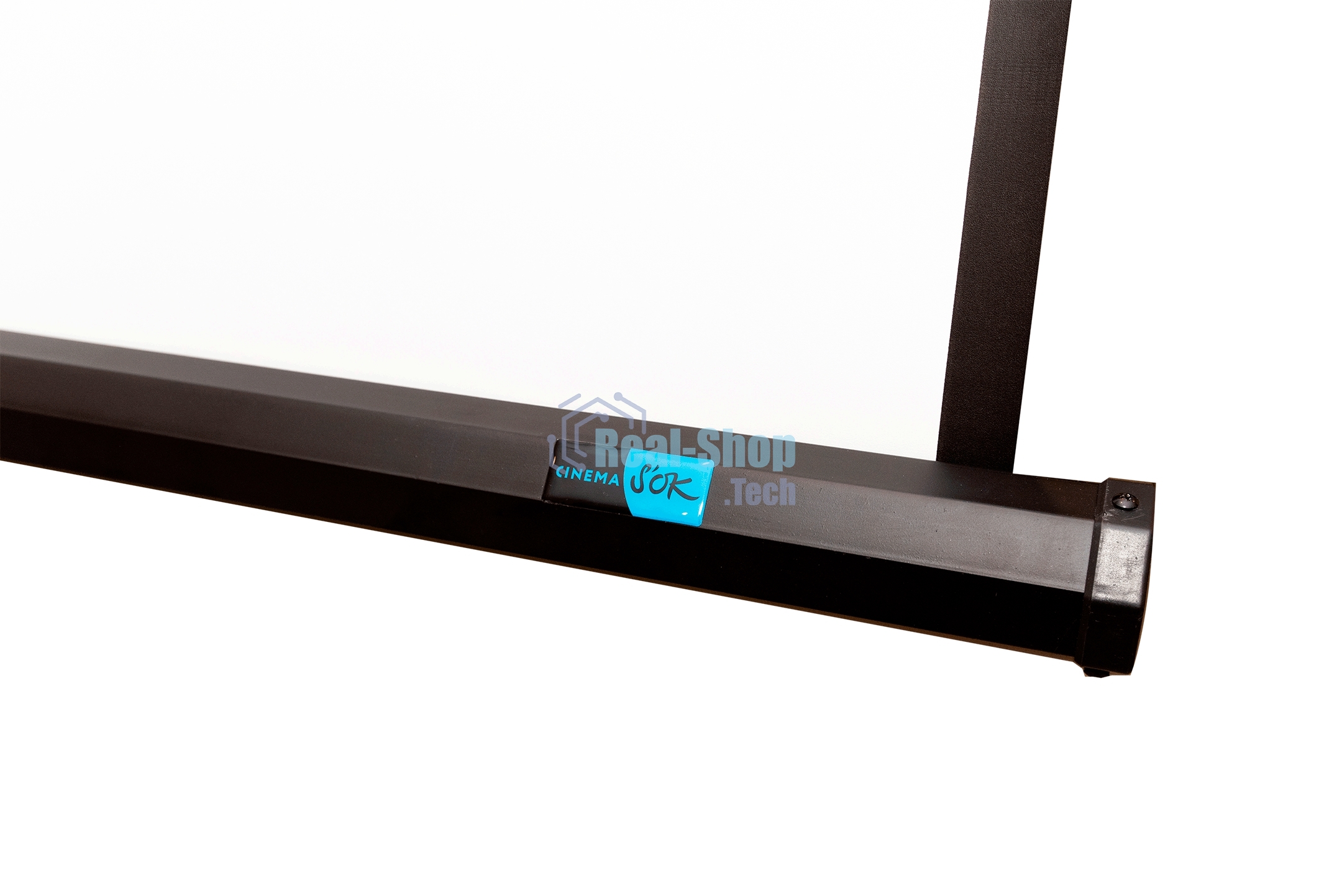 Экран 150x150 см TriScreen 1:1 напольный рулонный белый84' Matt White (MW), черный корпус