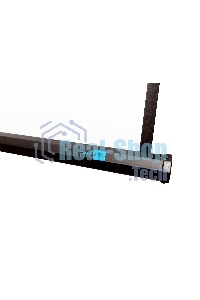 Экран 150x150 см TriScreen 1:1 напольный рулонный белый84' Matt White (MW), черный корпус