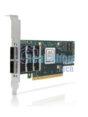 Сетевая карта Mellanox ConnectX-6 VPI adapter card, 100Gb/s (HDR100, EDR IB and 100GbE), dual-port QSFP56, PCIe3.0/4.0 x16, tall bracket