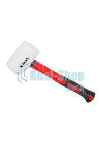 Киянка Matrix резиновая, 225 г, белая резина, фибергласовая рукоятка