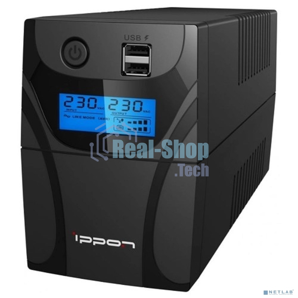 Источник бесперебойного питания Ippon Back Power Pro II Euro 650 360Вт 650ВА черный