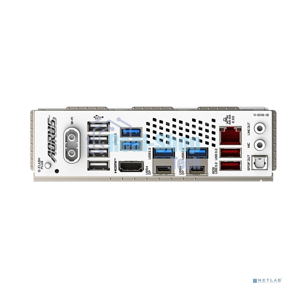 Материнская плата Gigabyte X870 AORUS ELITE WIFI7 ICE, AM5, AMD X870, 4xDDR5, 4xSATA, 4xM.2, 1xPCI-E 5.0 x16, 1xPCI-E 4.0 x4, 1xPCI-E 3.0 x2, 1xHDMI, 1x 2.5Gb LAN, 2xUSB-C 4.0, 2xUSB 3.2 Gen 2, 4xUSB 3.2 Gen 1, 4xUSB 2.0, 2x3.5 мм, 7.1, ATX