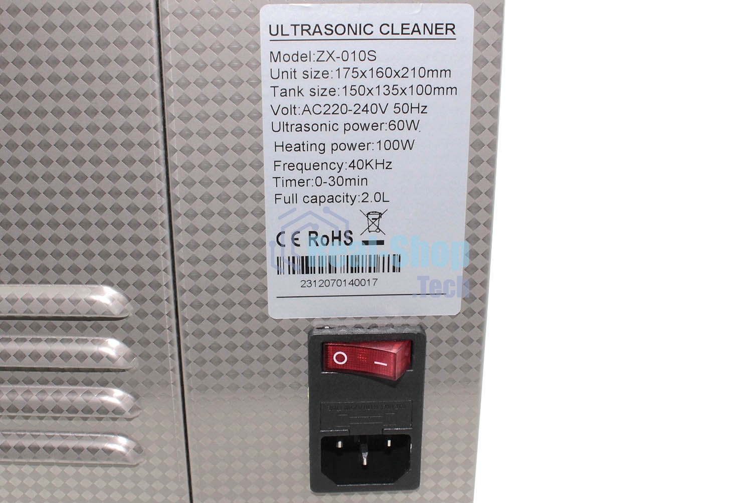 Ультразвуковая ванна Skymen ZX-010S 2 л, 60 Вт