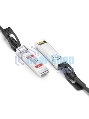 Твинаксиальный медный кабель 2m (10ft) Generic Compatible 10G SFP+ Passive Direct Attach Copper Twinax Cable #74621