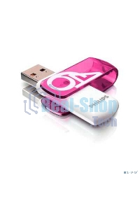 Флешка USB 64Gb PHILIPS VIVID2.0 64Gb, USB 2.0