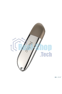 Флешка USB R/W Netac U352 8Gb NT03U352N-008G-20PN, USB 2.0, с колпачком, металлическая