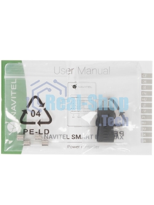 Контроллер питания Navitel Smart Box Max черный 4.5м Вход 1240 В, выход 5В 2А, защита от разряда аккумулятора, таймер (упак.:1шт)