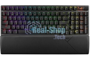 Клавиатура ASUS Strix Scope II 96 гибридная, Bluetooth, радиоканал, чёрный