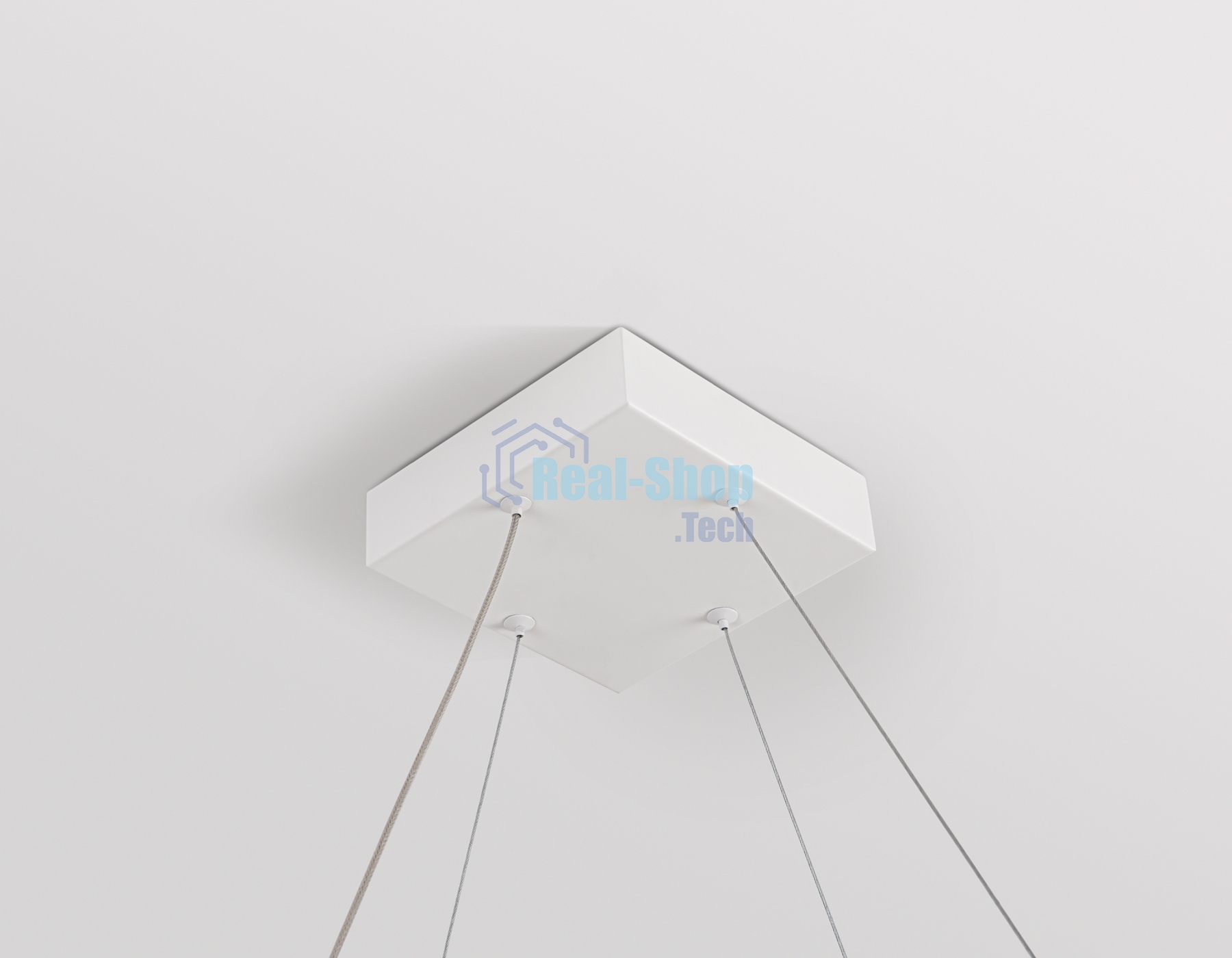 Подвесной светодиодный светильник Ambrella light FL5802/1+4 WH белый 50W 3000K/4200K/6400K 600*600*1200 (без ПДУ)