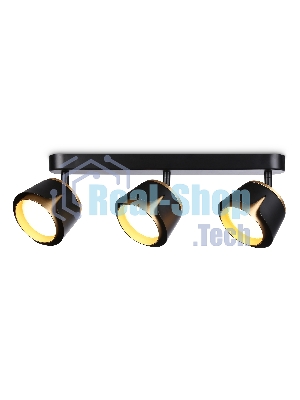 Светильник Ambrella light TN71237/3 BK/GD черный/золото GX53/3 380*100*147