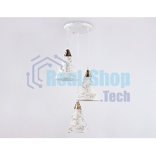 Светильник Ambrella light TR8433/3 WH/FGD белый/золото E27/3 max 40W D360*800