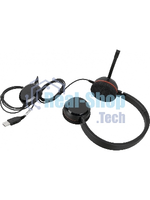 Гарнитура Jabra Evolve 20 MS Stereo USB чёрный, проводная