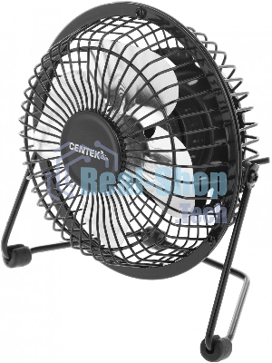 Вентилятор Centek CT-5040 чёрный, настольный, 2.5 Вт, 1 скорость, 10.4 см
