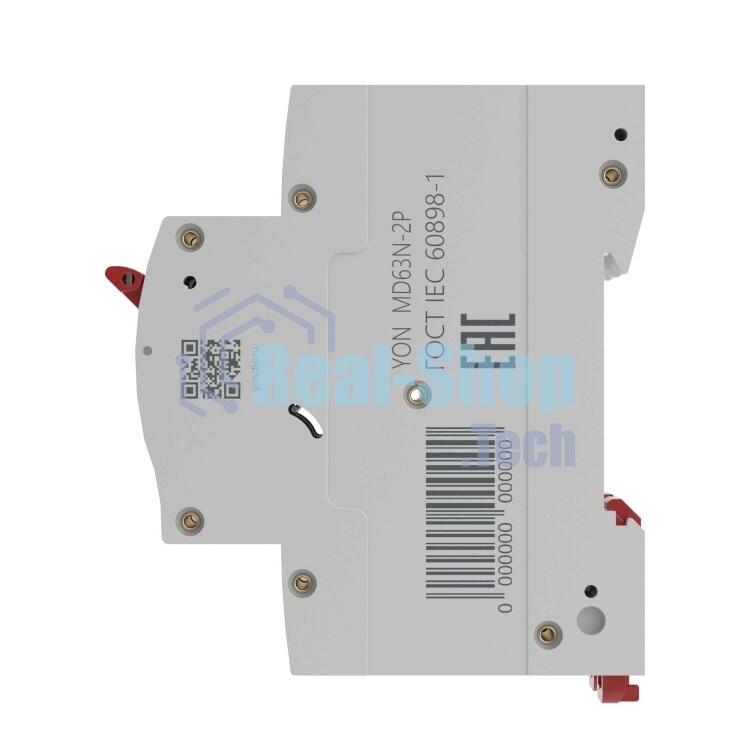 Выключатель автоматический двухполюсный DKC 10А C MD63N-2PC10 6кА