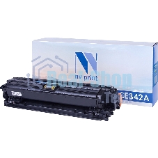 Картридж лазерный NVPrint совместимый HP CE342A Yellow для CLJ Color M 775 (16000k)