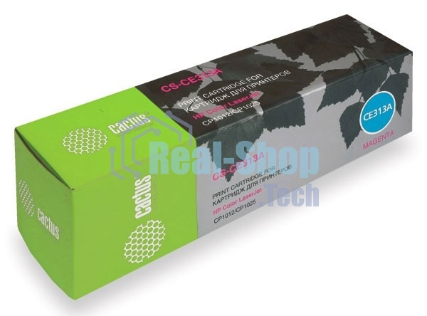 Картридж лазерный Cactus CS-CE313A пурпурный (1000 стр.) для HP LJ CP1012Pro/CP1025