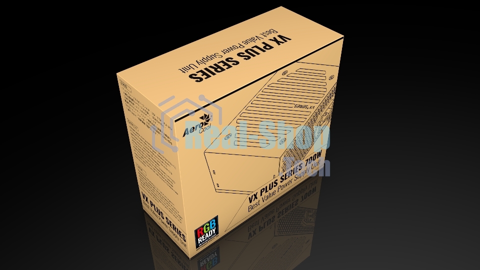 Блок питания Aerocool/Formula VX-700 PLUS RGb, 700Вт, 120мм, черный