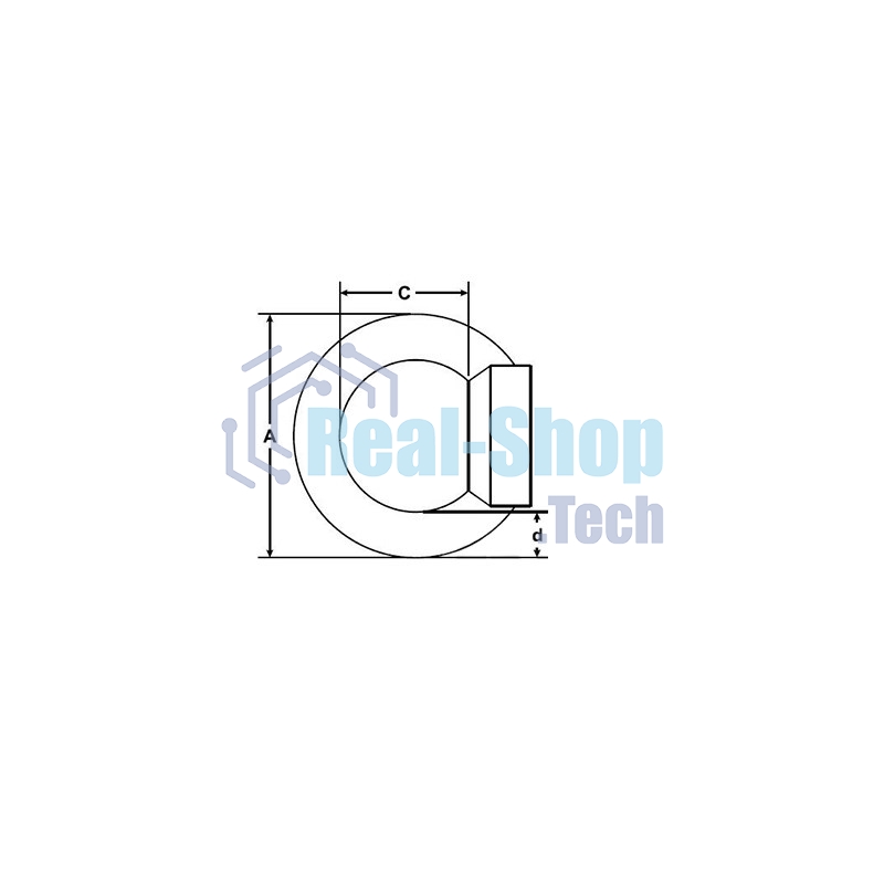 Рым-гайка DIN Rexant 582 М8