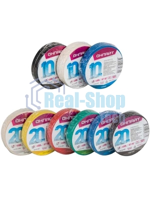 Изолента ПВХ 19 мм (рул.20 м) OIT-B19-20/BL черный ОНЛАЙТ 71690