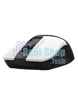 Мышь беспроводная A4Tech Fstyler FG12S белый/черный, 1200 dpi, радиоканал, USB, кнопки - 3