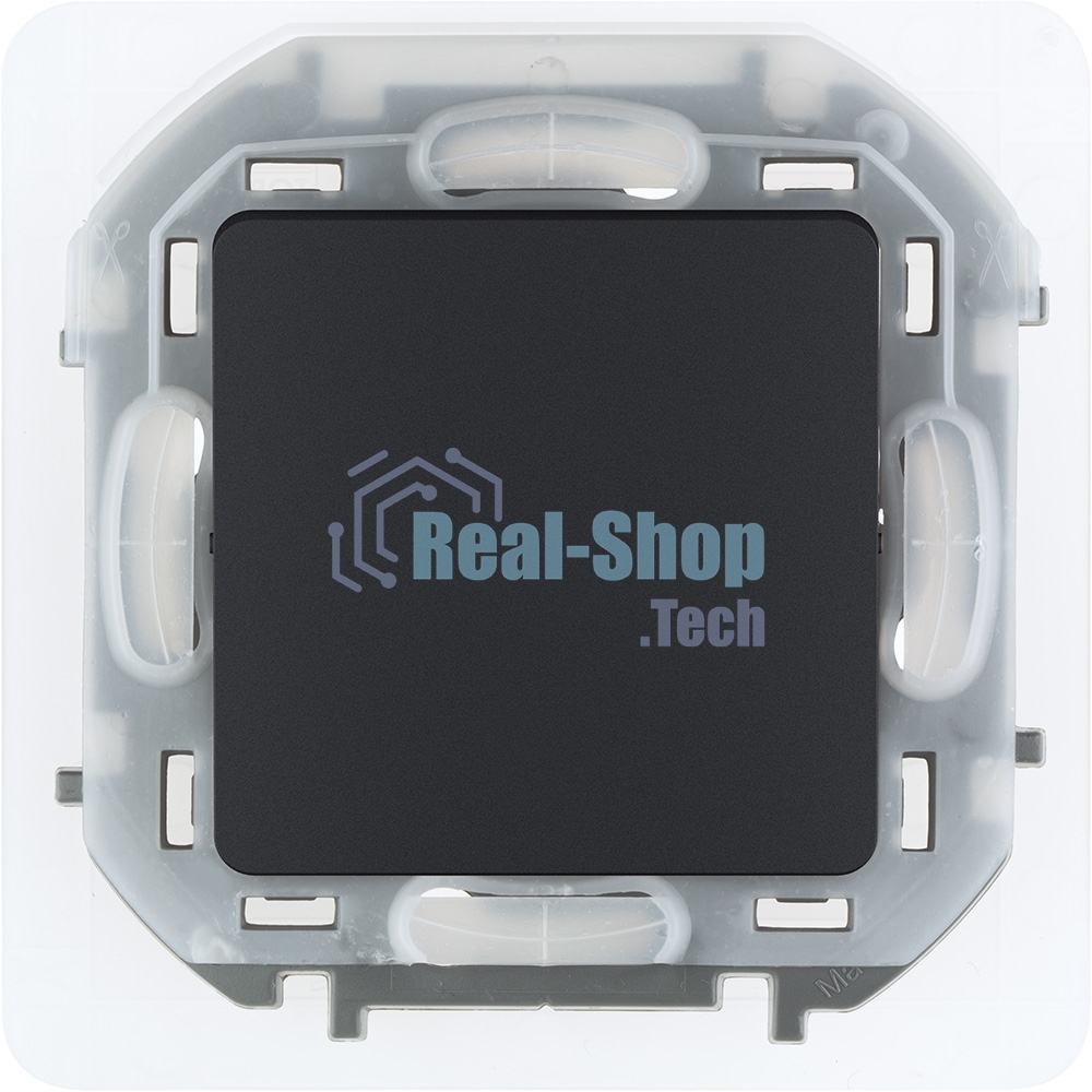 Переключатель IP44 10AX 250 В антрацит