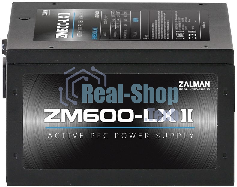 Блок питания Zalman ZM600-LXII RTL, 600Вт, 120мм, черный