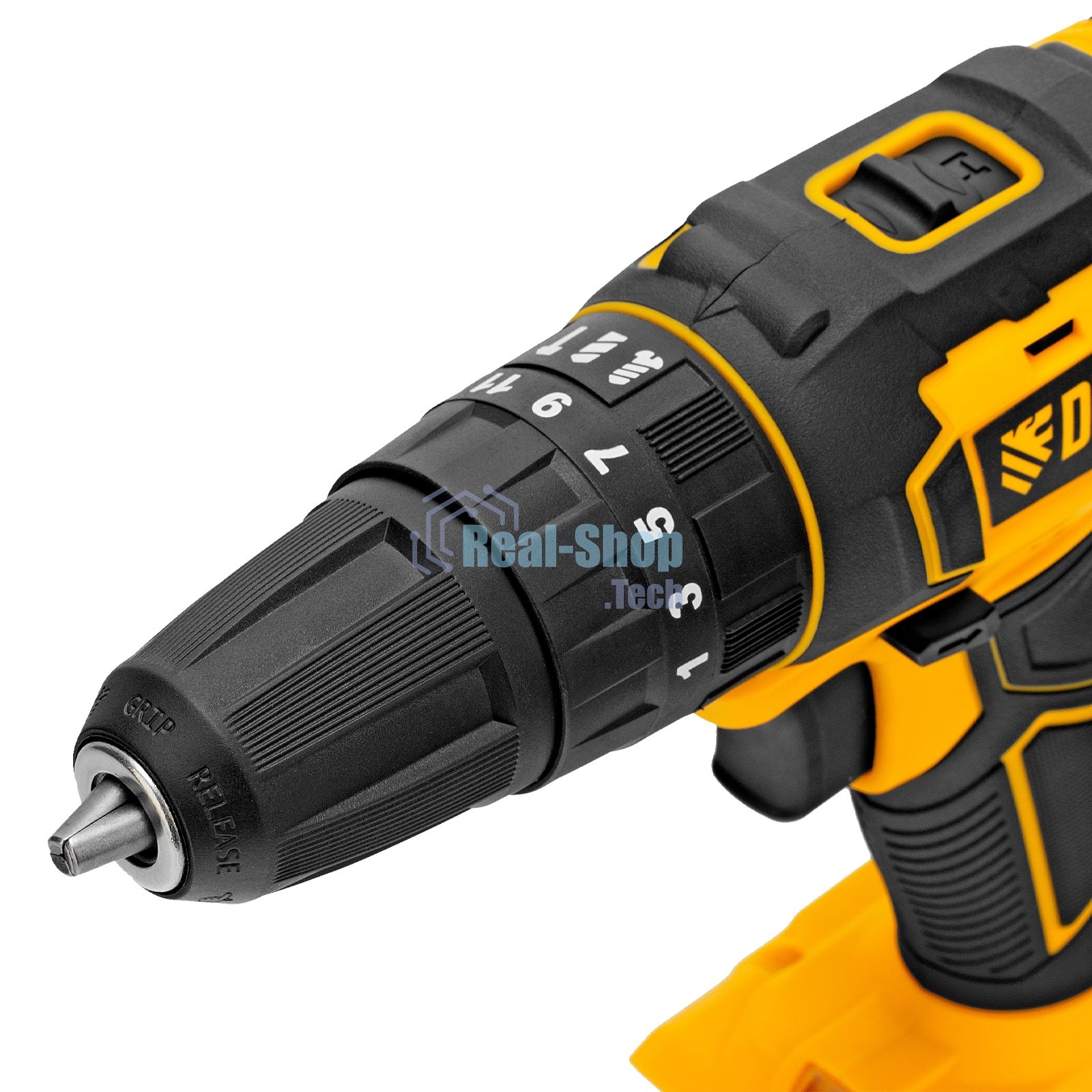 Дрель-шуруповерт аккумуляторная Denzel CID-18-0, 18В, Без АКБ и ЗУ, Ударная, Кейс