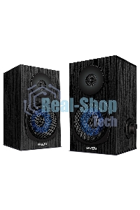 Акустическая система 2.0 SVEN SPS-576 черные (2x4W, Bluetooth, дерево)