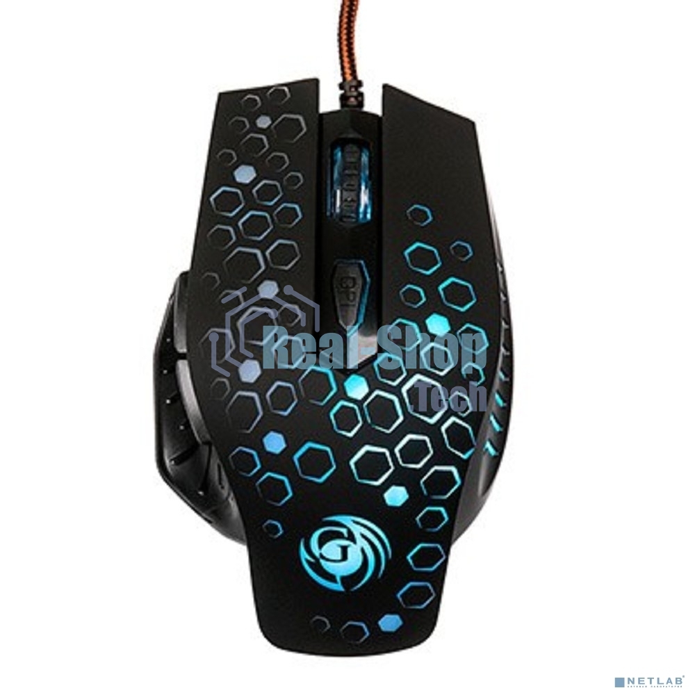 Мышь проводная Dialog Gan-Kata MGK-11U черный, 2400 dpi, USB, кнопки - 6