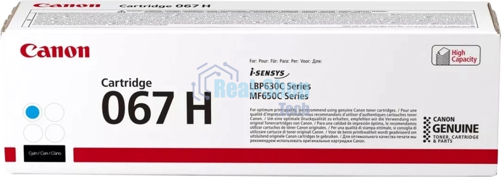 Картридж лазерный Canon CRG 067 HC (5105C002) голубой (2400 стр. повышенной емкости) для Canon LBP631/633/MF651/655/657