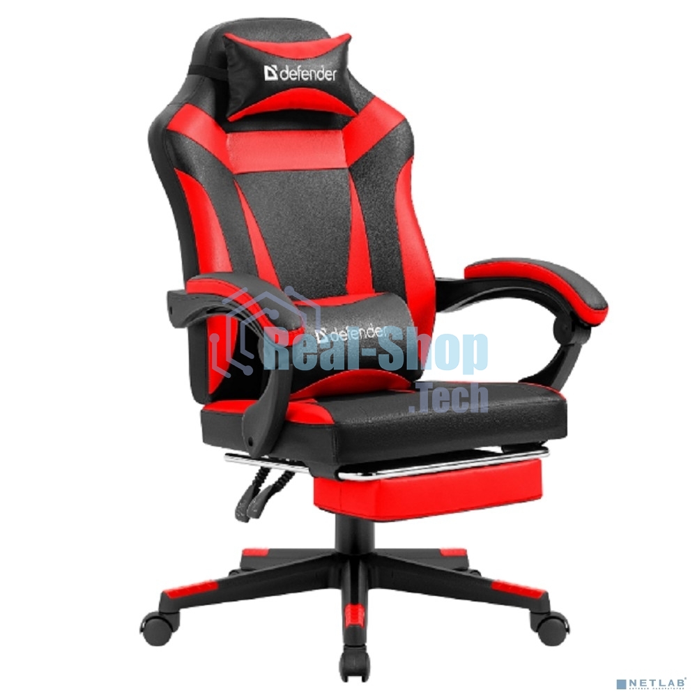 Кресло игровое Defender CRUISER BLACK/RED PU