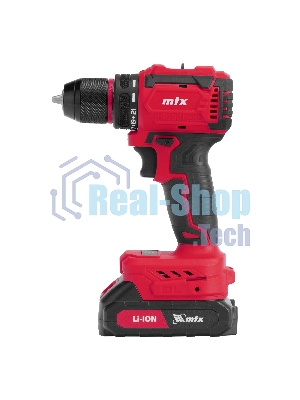 Дрель-шуруповерт MTX CDS-BL-20, 20 В, 2 Ач, 50 Нм, бесщеточный