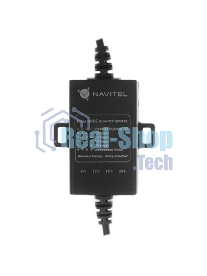 Контроллер питания Navitel Smart Box Max черный 4.5м Вход 1240 В, выход 5В 2А, защита от разряда аккумулятора, таймер (упак.:1шт)