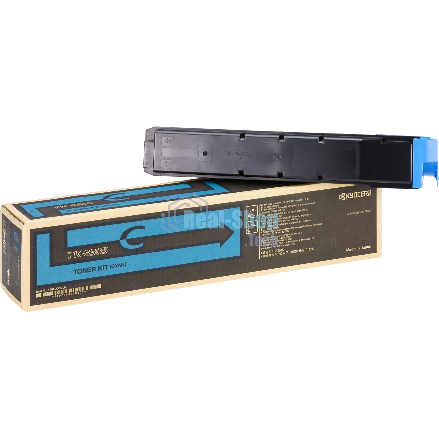 Картридж лазерный Kyocera TK-8305C (1T02LKCNL0) голубой для TASKalfa 3050ci/3550ci 15000 стр.