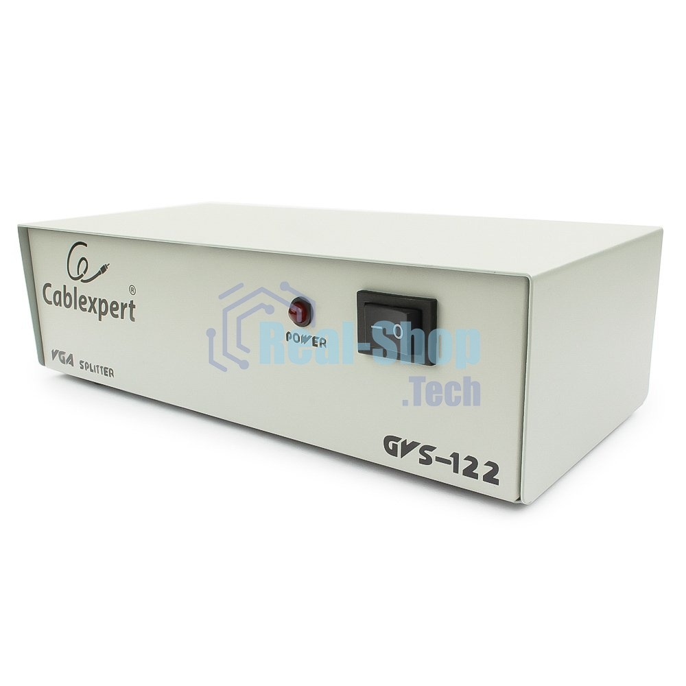 Разветвитель GVS122 Разветвитель сигнала VGA на 2 монитора (Gembird)