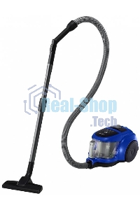 Пылесос Samsung VCC4520S36 синий/черный, 350/1600 Вт, уборка сухая, пылесборник контейнер 1.3 л
