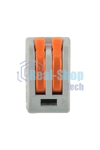 Универсальная клемма Rexant 2-проводная, серая (0,08-2,5/4 мм²) (50 шт./уп.)