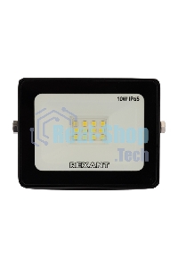 Прожектор светодиодный Rexant 10 Вт 200–260В IP65 800 лм 6500 K холодный свет