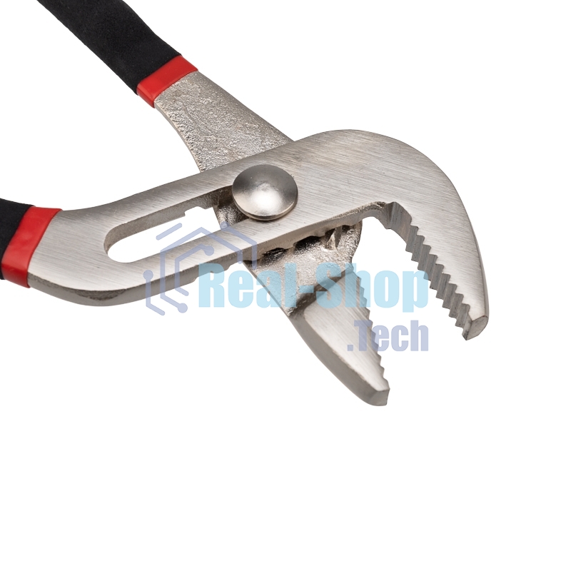 Клещи переставные Rexant 250 мм никелированные, обливные рукоятки