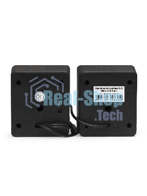 Акустическая система 2.0 ExeGate EX287057RUS Disco 140 Black (питание USB, 2х3Вт (6Вт RMS), 100-20000Гц, черный)