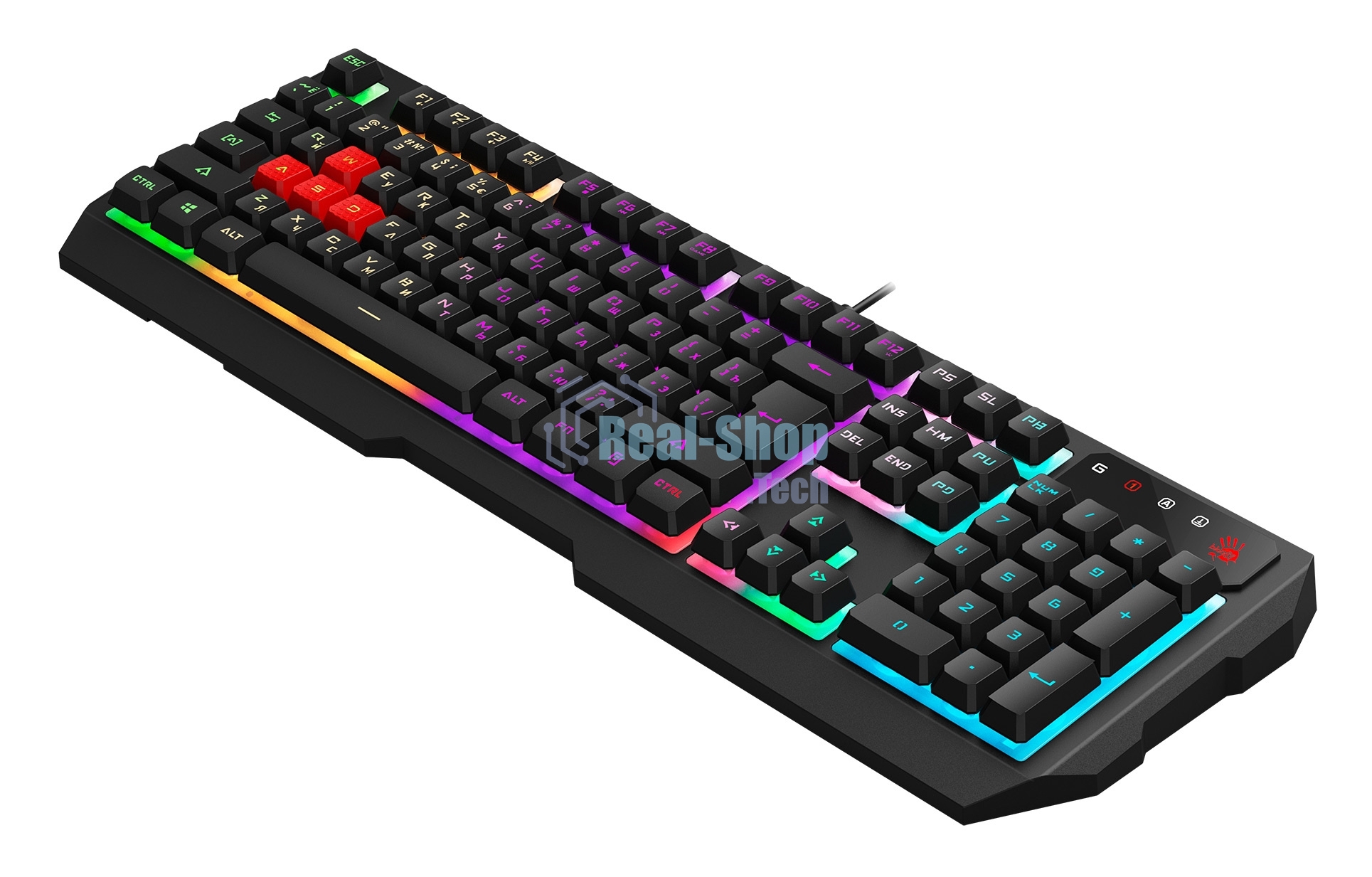 Клавиатура A4Tech Bloody B140N проводная USB черный