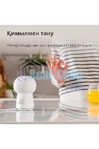 Камера AQARA Camera Hub G3/Камера+ управления/Управление жестами/Камера 360/2K 2304х1296p/Протокол связи:Zigbee/WiFi/Питание:USB-C/белый CH-H03