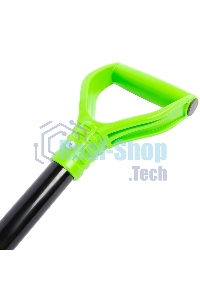 Лопата для уборки снега пластиковая PROFI, 550х415х1405 мм, алюминиевый черенок, Palisad