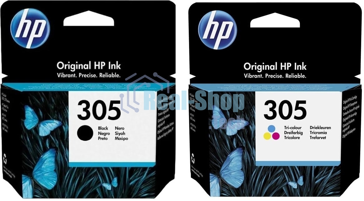 Картридж HP 305 струйный, набор черный и цветной (120/100 стр)