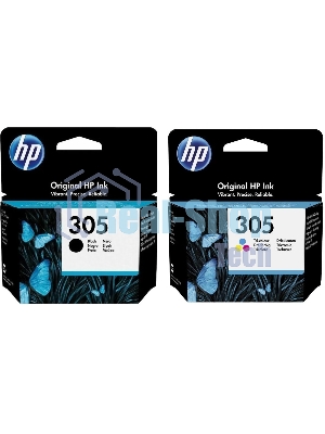 Картридж HP 305 струйный, набор черный и цветной (120/100 стр)