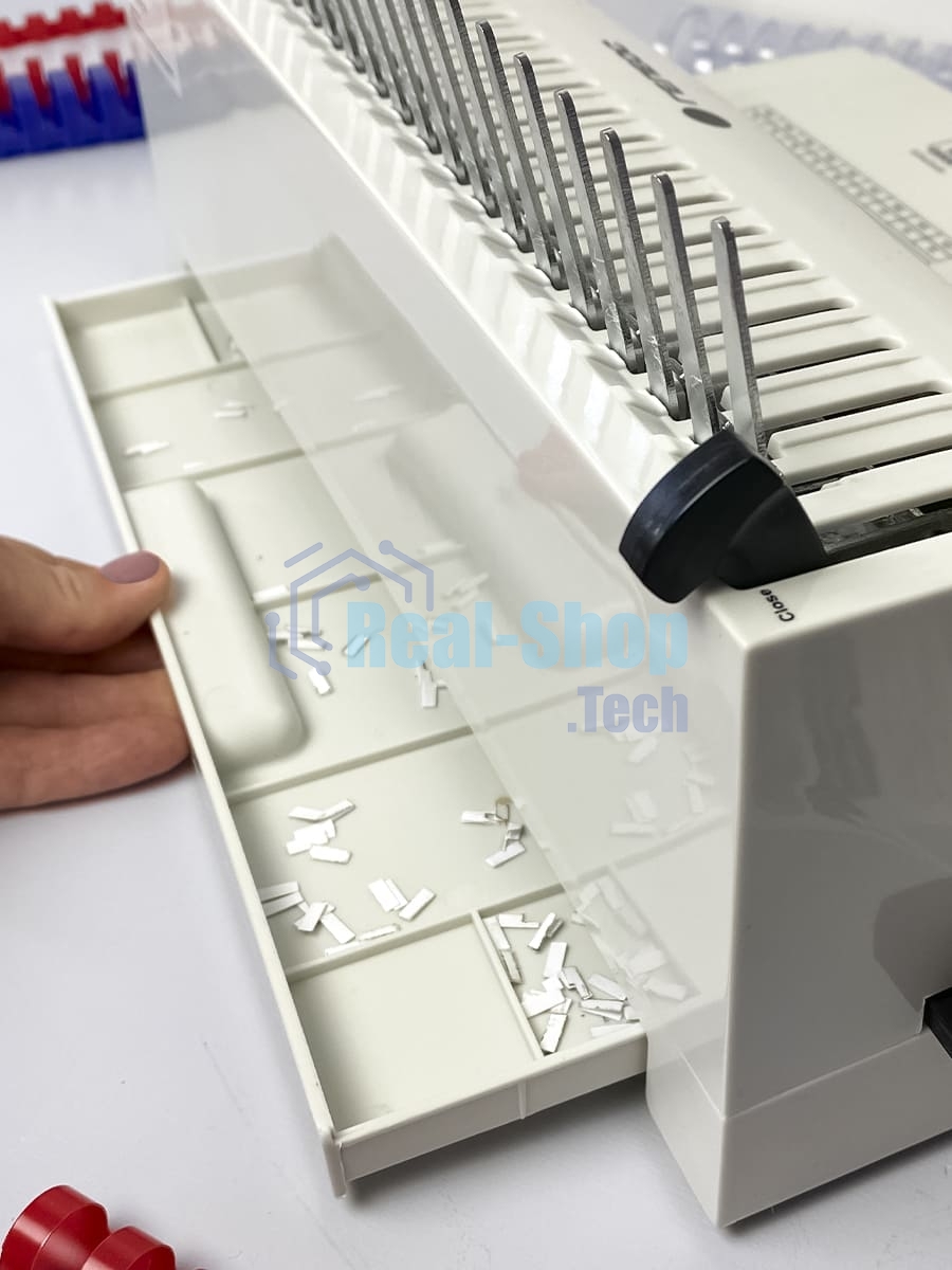 Переплетчик Heleos БП-16 A4/перф.16л.сшив/макс.500л./пластик.пруж. (6-51мм)