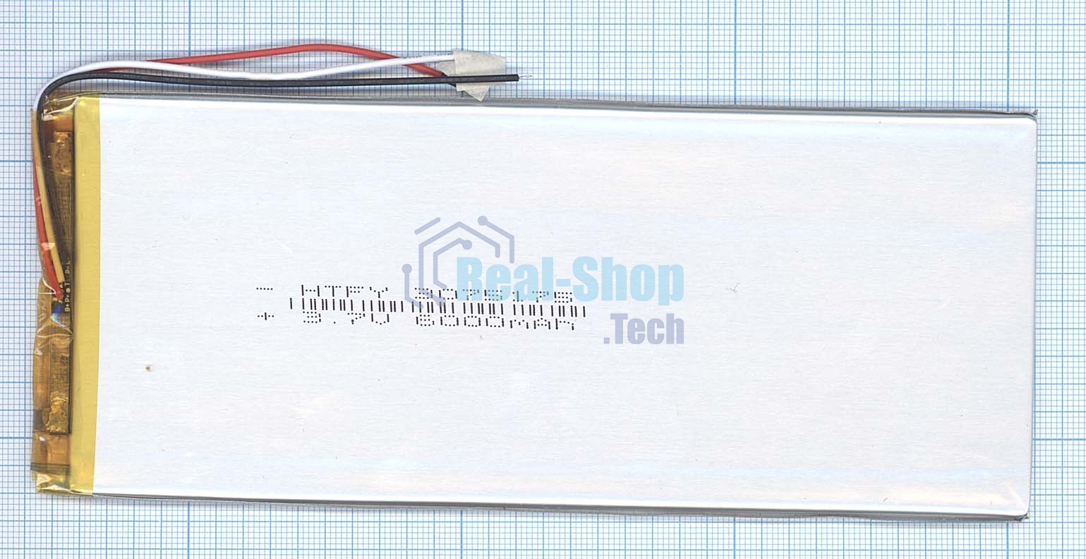 Аккумулятор Li-Pol (батарея) 3x75x175 мм 3pin 3.7V/6400mAh