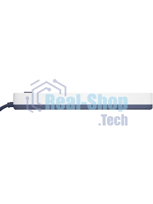 Сетевой фильтр Powercom SP-06W 1,8 м 1.8м (6 розеток) белый/серый (коробка)