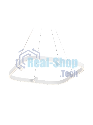 Подвесной светодиодный светильник Ambrella light FL5802/1+4 WH белый 50W 3000K/4200K/6400K 600*600*1200 (без ПДУ)