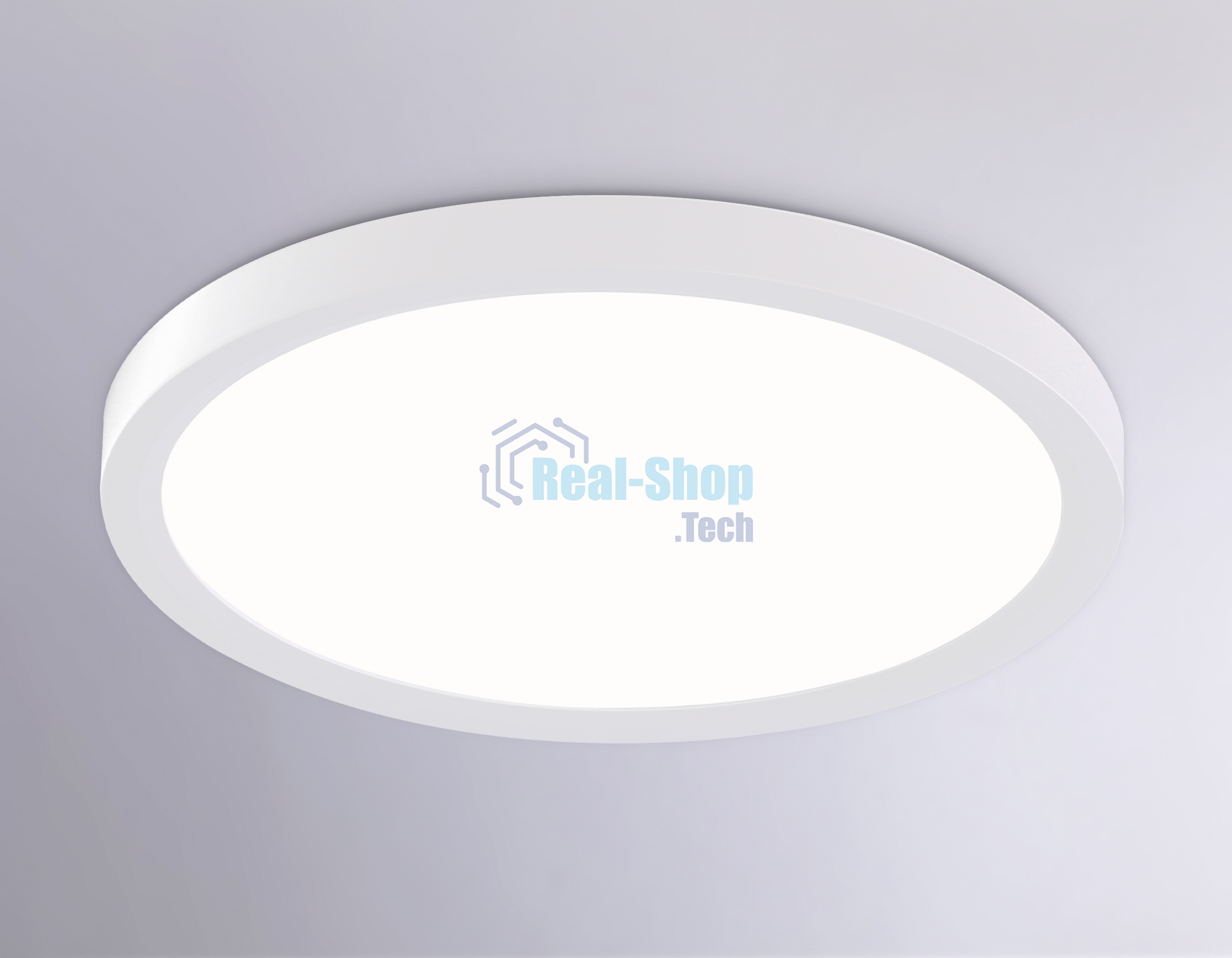 Светильник светодиодный ультратонкий Ambrella light FZ1903 WH белый IP54 20W 3000K-6500K CCT-переключатель D300*25 (Без ПДУ)